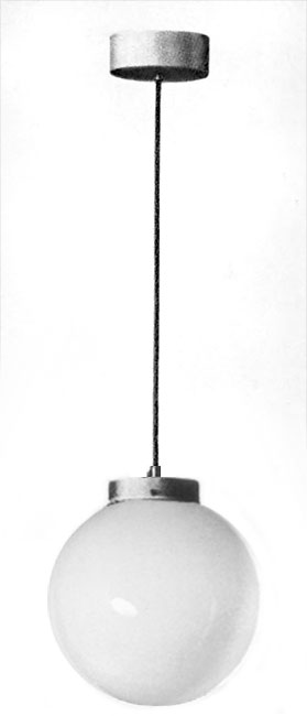 ME 107 Pendelleuchte
opal &uuml;berfangen, Marianne Brandt.