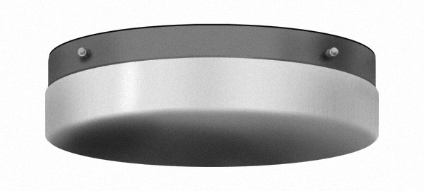 ME 123 Deckenleuchte
Produktion: Auer Stotz: BS 32
Glas opal überfangen,
H: 10 cm, Ø: 36 cm.
Marianne Brandt 1928