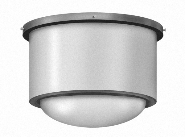 ME 138 Deckenleuchte
Produktion: 
- Schwintzer & Gr&auml;ff: 6263
H: 30 cm, &Oslash;: 36 cm.
Reflektor: Aluminium
Glas opal &uuml;berfangen

Marianne Brandt 1928