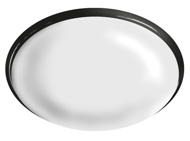 ME 95a
Schwintzer & Gr&auml;ff: 6267,
Glas opal &uuml;berfangen. 
H&ouml;he. 6,5 cm, &Oslash;: 25,5 cm. Marianne Brandt, 1925