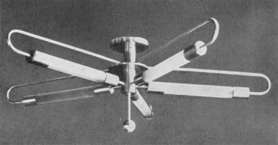 Goldschmidt & Schwabe Deckenleuchte, 1928. 