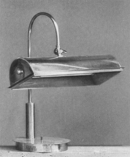 Goldschmidt & Schwabe Tischleuchte, 1928.