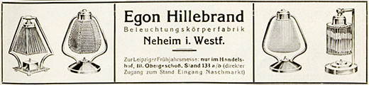 Hillebrand Anzeige 1930