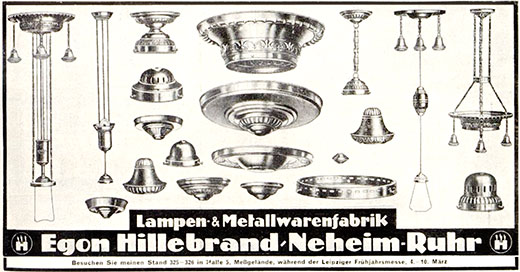 Hillebrand Anzeige 1928