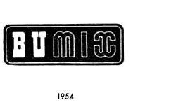 Bumix Logo, Marke 1954