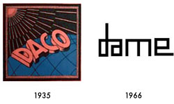 Dame & Co.
DACO  Marke, Logo 1935 und 1966