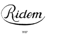 Rich. Demmler’s Wwe.
Ridem Logo, Marke 1937