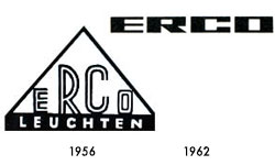 ERCO Logo, Marke 1956