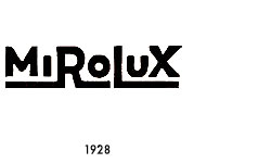 Gewi Mirolux Leuchten Logo, Marke 1928
