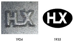 HLX
Hellux AG Logo, Marke 1924 und 1935
