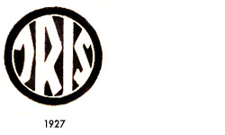 Iris Licht-Gesellschaft Logo, Marke 1927