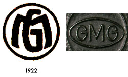 Gebrüder Merten GMG Logo, Marke 1922