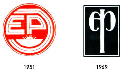 Ernst Plange Logo, Marke 1951 und 1969