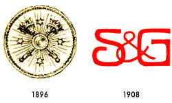 Schwintzer & Gräff Logo, Marke 1896, 1908