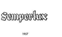 Semperlux  Logo, Marke 1957