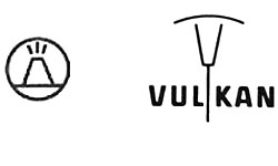 Leuchtenfabrik Vulkan Logo, Marke