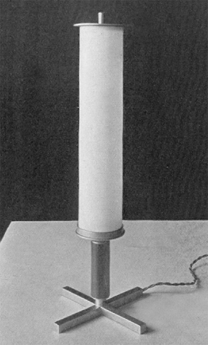 Goldschmidt & Schwabe Tischleuchte, 1928. Entwurf von Wolfgang T&uuml;mpel.