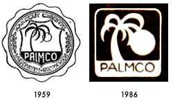 PALMCOGerhard Palme & Co Logo, Marke, 1959 und 1986